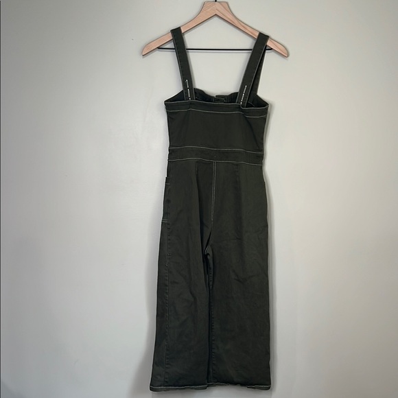 Kendall & Kylie Women's Olive Green & White Utility Jumpsuit Size S - Picture 6 of 10